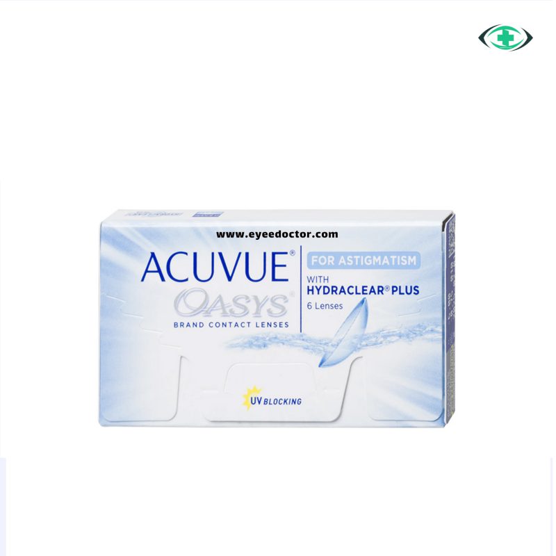 لنز طبی ماهانه آستیگمات اکیو وی اوسیس Acuvue Oasys HydraClear Plus