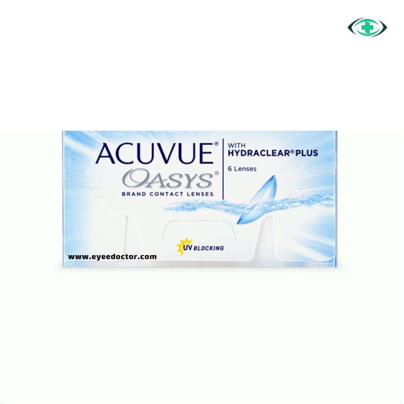 لنز طبی ماهانه اکیو وی اویسس Acuvue Oasys HydraClear Plus